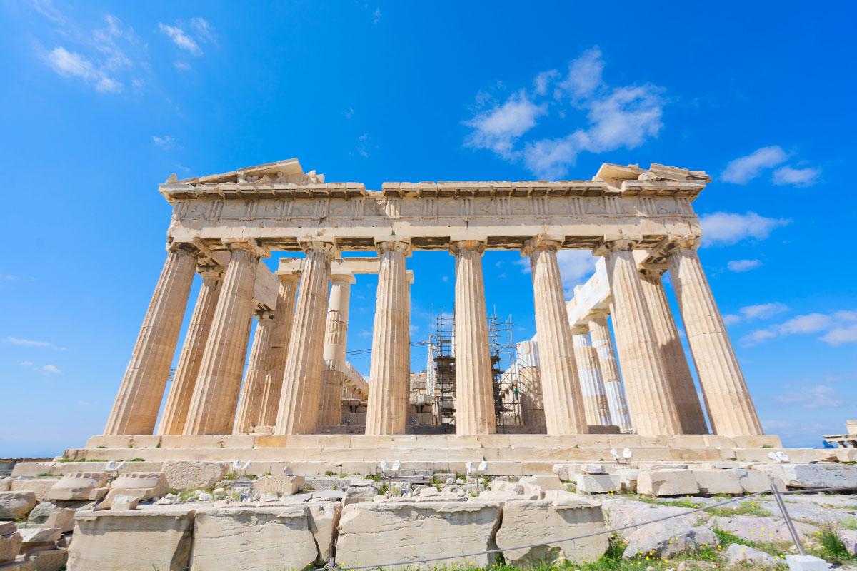 The Parthenon tour on the Acropolis