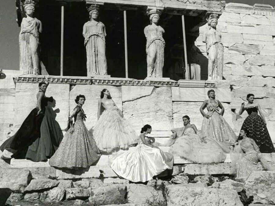 Dior Photoshoot at the Acropolis, 1951