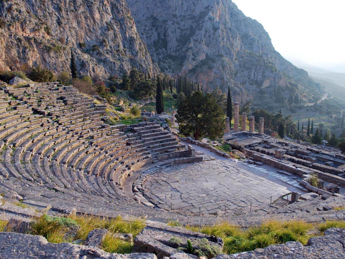 Delphi theater trip Greece