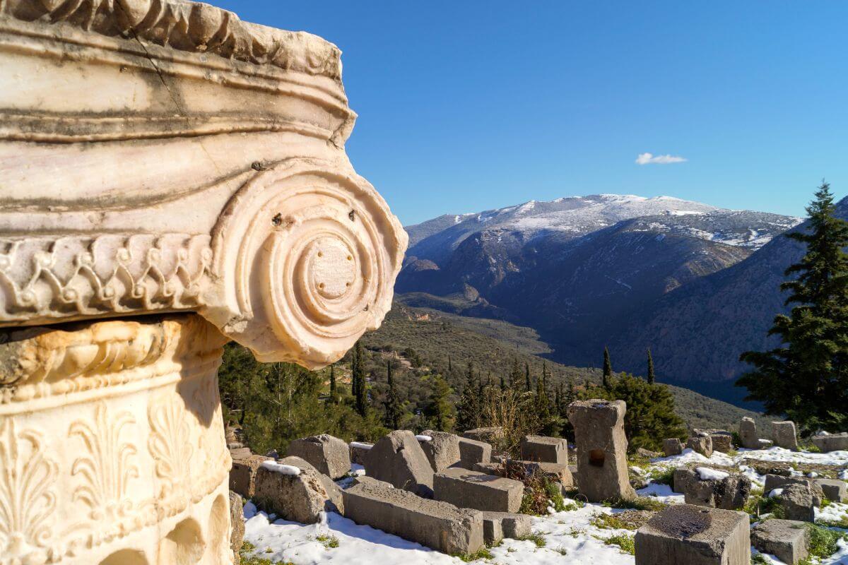 Delphi trip in winter