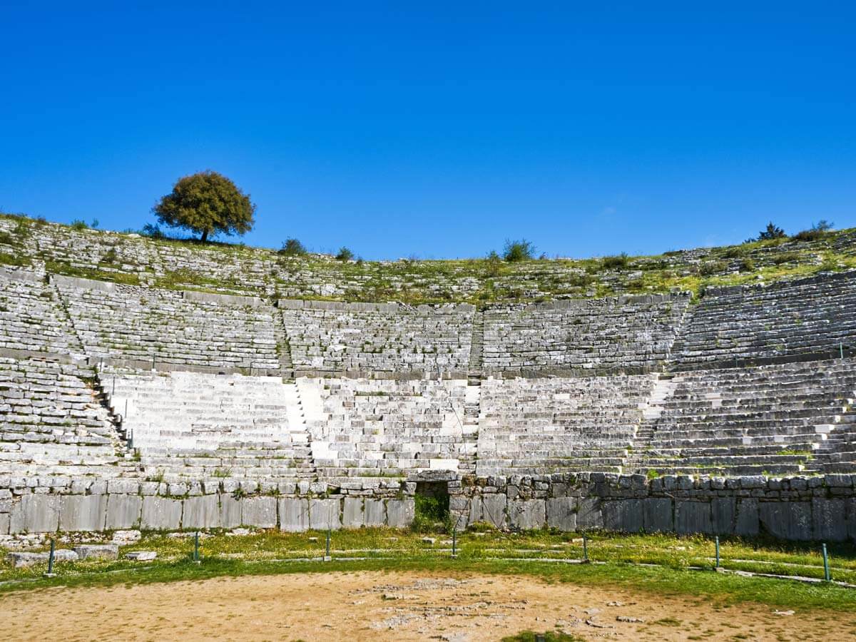 Dodoni ancient theater Greece