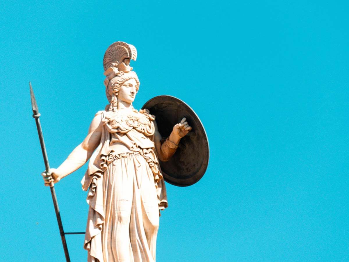 The female goddess Athens
