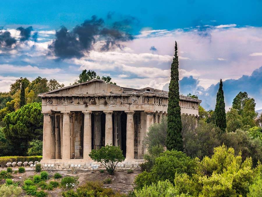 The Temple of Hephaestus in Ancient Agora