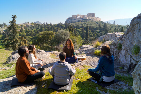 Meditation tour Athens