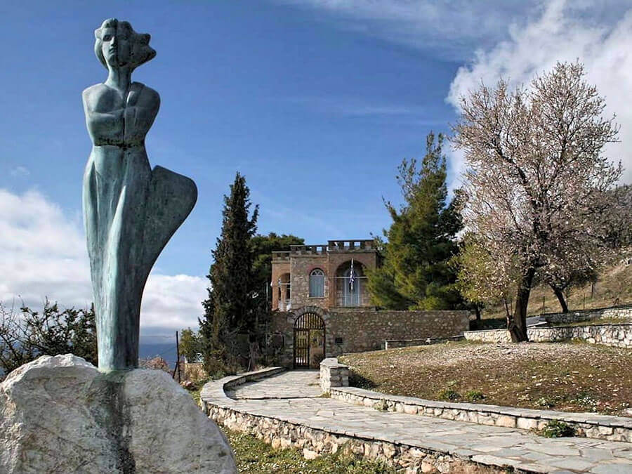 The former house of Angelos Sikialianos, now the Museum of Delphic Festivals