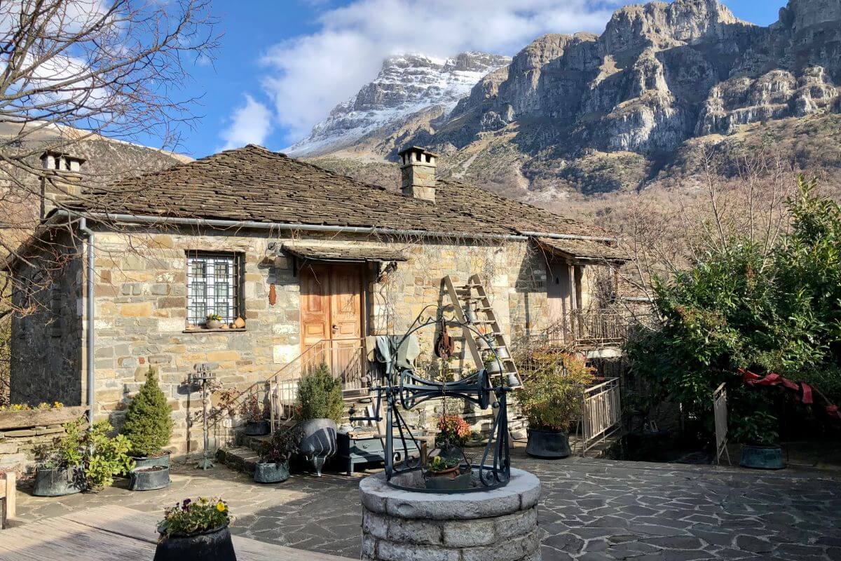 Papigko Greece in winter