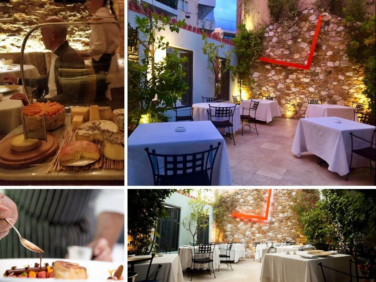 Spondi Michelin restaurant in Athens