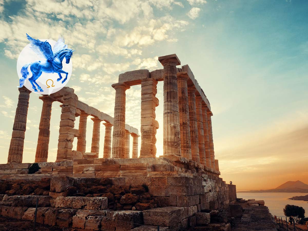 Percy Jackson your of the Temple of Poseidon from Athens