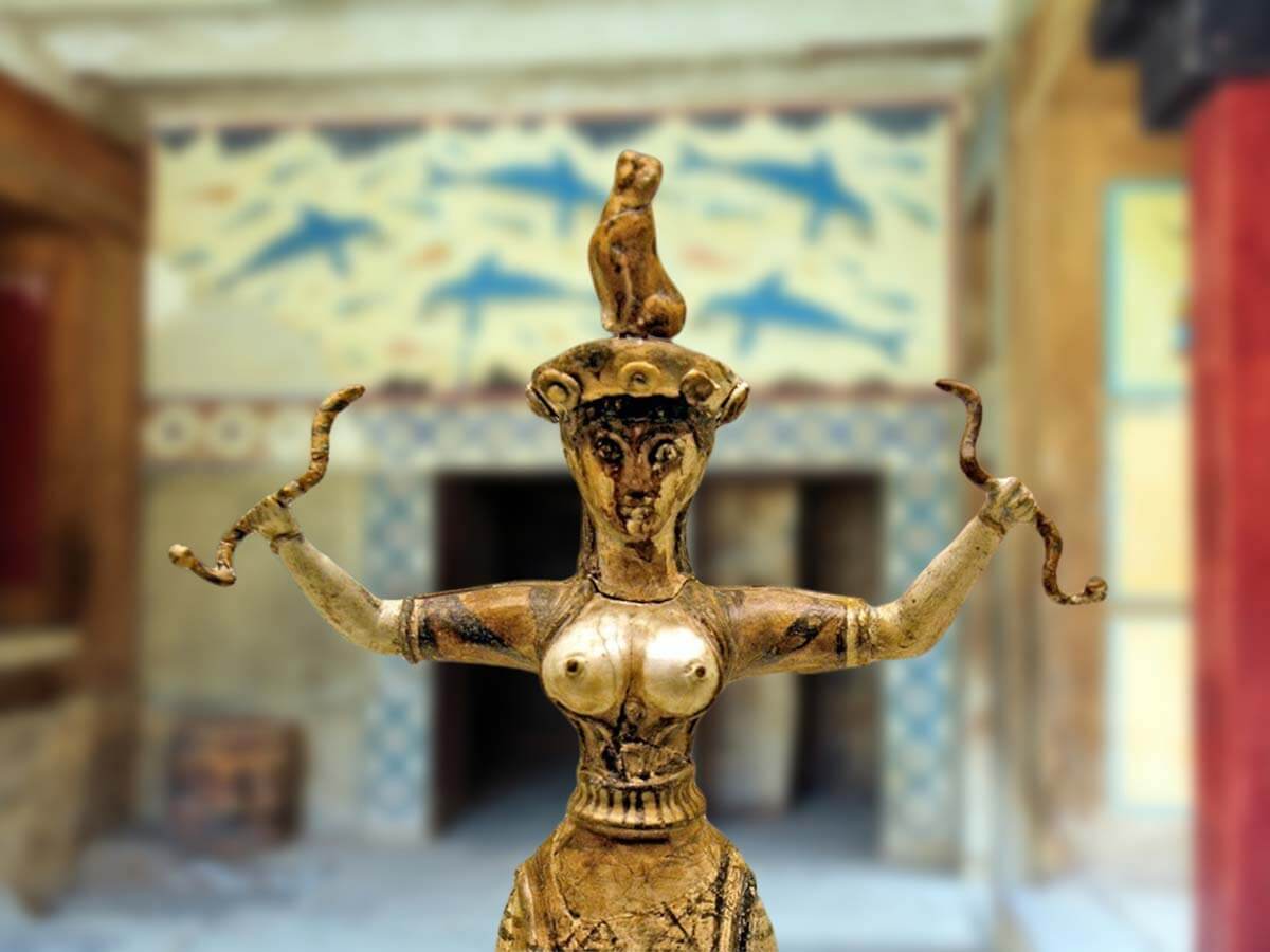 The Snake Goddess of Minoans